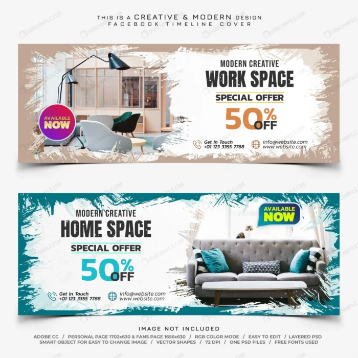 furniture sale facebook timeline cover banner crc1377fe58 size3.67mb - title:بنر فروشگاه لوازم خانگی - اورچین فایل - format:PSD - فتوشاپ - sku:crc1377fe58 - keywords: p_id:105955
