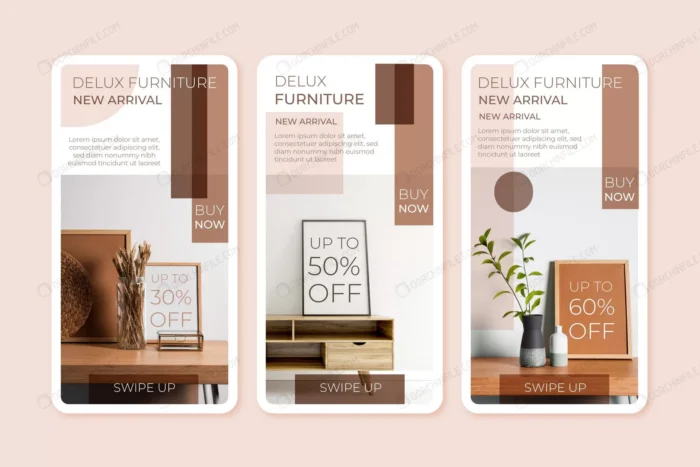 furniture sale instagram stories 4 crc47812e5f size0.73mb - title:قالب وکتور استوری اینستاگرام معرفی و فروش محصول - اورچین فایل - format:EPS - وکتور - sku:crc47812e5f - keywords: p_id:92423