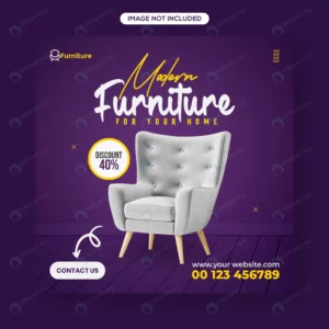 furniture sale social media post design template rnd251 frp30873385 - title:Home - اورچین فایل - format: - sku: - keywords: p_id:18