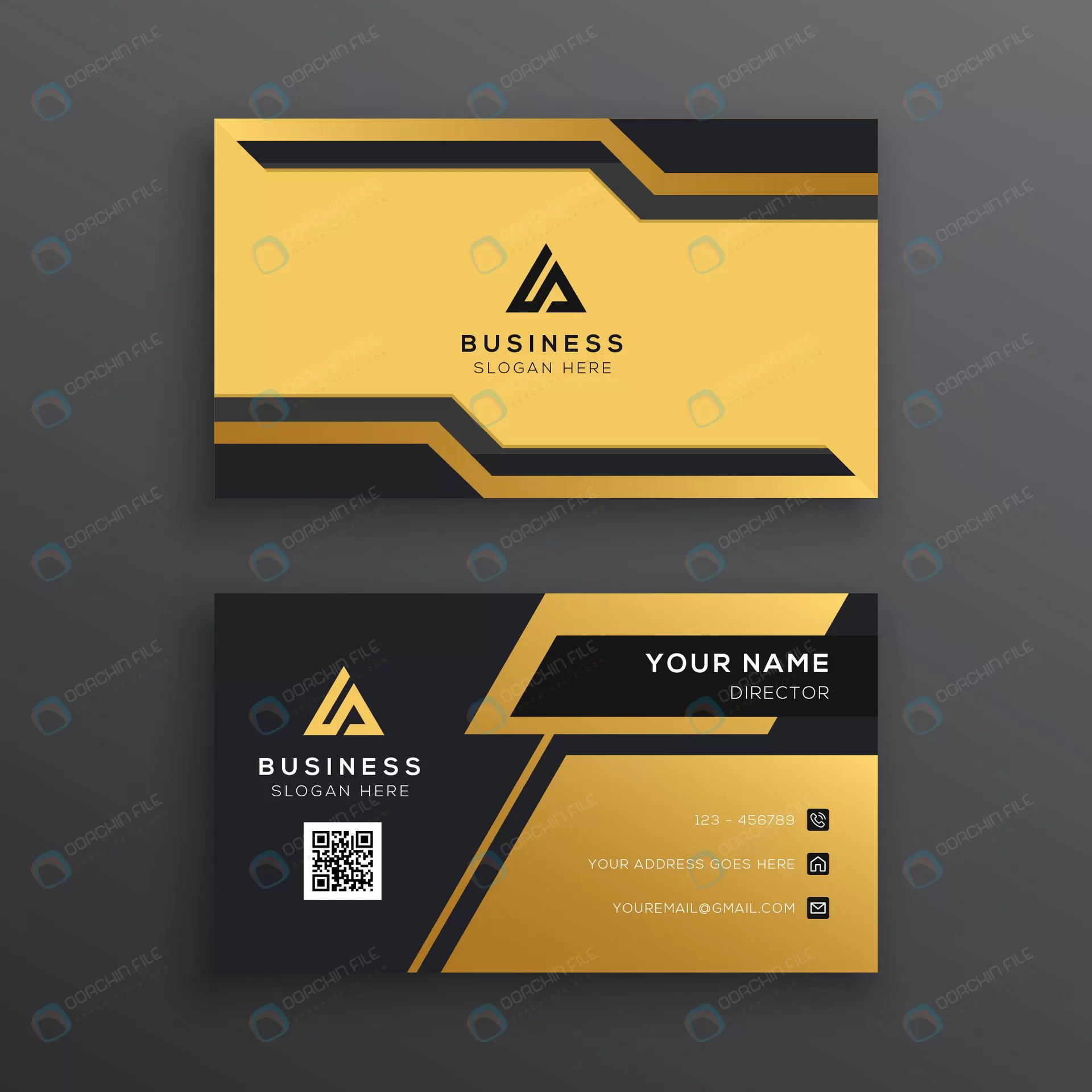 futuristic modern business card template crceb3158ca size0.85mb - title:Home Main - اورچین فایل - format: - sku: - keywords: p_id:18