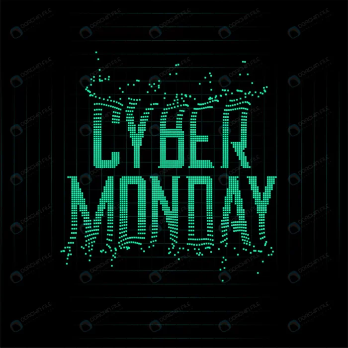 futuristic style cyber monday particles backgroun crcb090b19f size1.34mb 1 - title:متن سایبر ماندی تشکیل شده از ذرات - اورچین فایل - format:EPS - وکتور - sku:crcb090b19f - keywords: p_id:44345