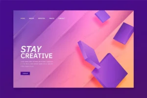 geometric minimal landing page template crc734b3c72 size3.48mb - title:Home - اورچین فایل - format: - sku: - keywords: p_id:18