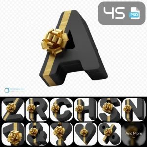 gift box alphabet 1aa - title:Home - اورچین فایل - format: - sku: - keywords: p_id:18