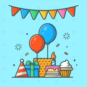 gifts box with birthday cake party illustration rnd473 frp6389028 - title:Home - اورچین فایل - format: - sku: - keywords: p_id:18