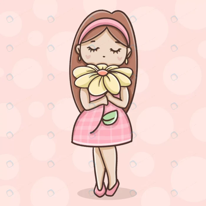 girl flower crcf4de5abf size2.28mb 1 - title:کاراکتر دختر با شاخه گل - اورچین فایل - format:EPS - وکتور - sku:crcf4de5abf - keywords: p_id:79747