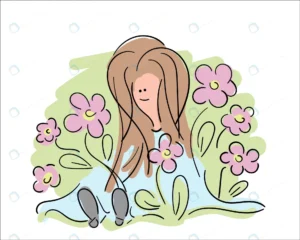 girl garden beautiful hand drawn vector illustrat crcd12bbb2a size1.37mb 1 - title:Home - اورچین فایل - format: - sku: - keywords: p_id:18