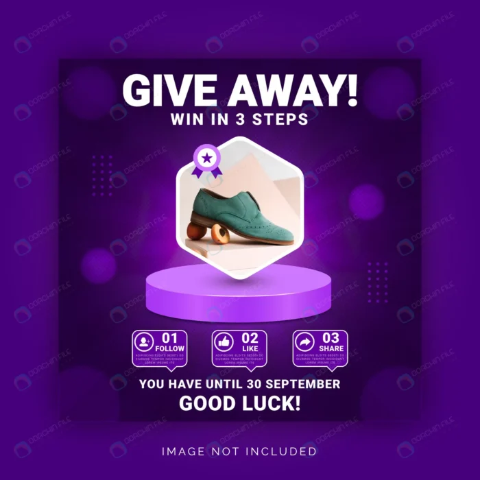 give away product win three steps instagram story crc2aae7f50 size12.50mb - title:وکتور پست تبلیغاتی اسپورت ویژه اینستاگرام - اورچین فایل - format:EPS - وکتور - sku:crc2aae7f50 - keywords: p_id:61363