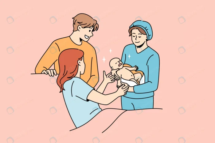 giving birth parenthood concept crc8684983a size2.01mb 1 - title:وکتور زن بعد از زایمان - اورچین فایل - format:EPS - وکتور - sku:crc8684983a - keywords: p_id:54848