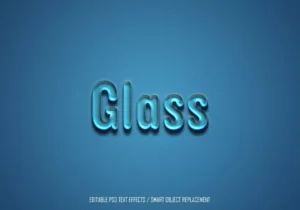 glass effect editable text 1 - title:Home - اورچین فایل - format: - sku: - keywords: p_id:18