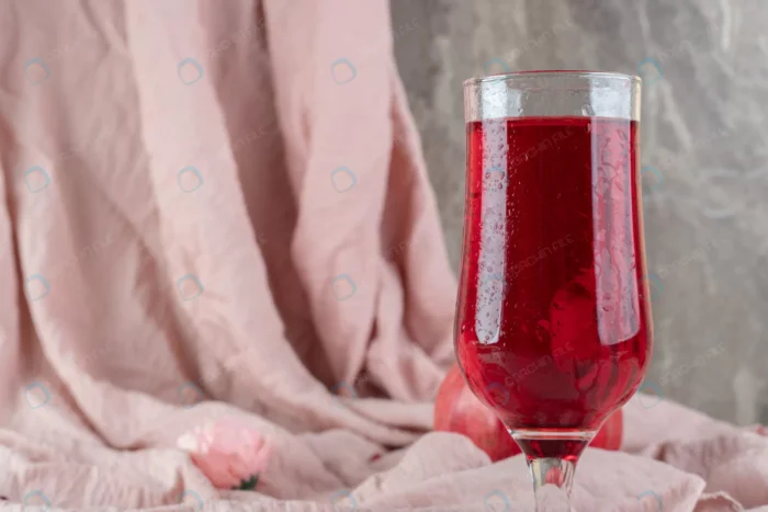 glass juice with fresh pomegranate pink cloth crc0dda7117 - title:استوک آب انار برای یلدا - اورچین فایل - format:JPG - استوک - sku:crc0dda7117 - keywords: p_id:43808