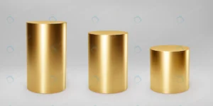 gold 3d cylinder set front view levels with persp crcd91cdd01 size3.40mb - title:Home - اورچین فایل - format: - sku: - keywords: p_id:18