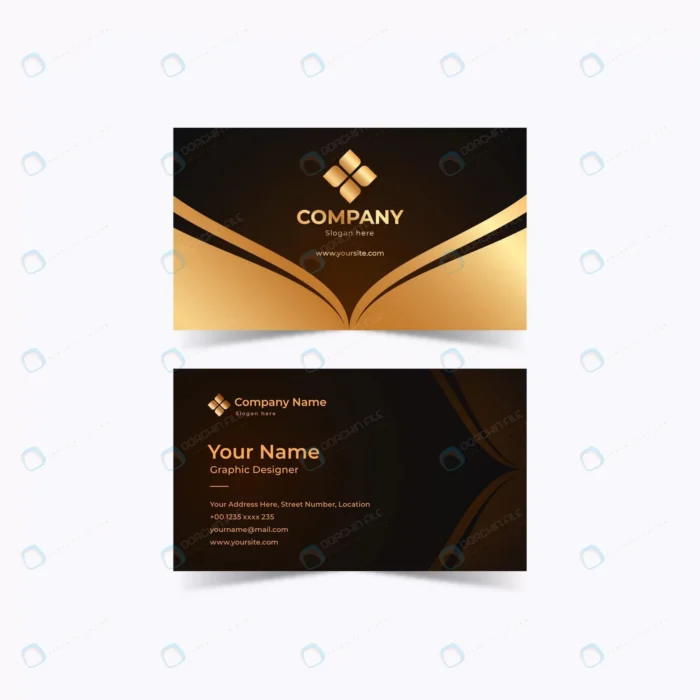 gold foil business card template crc94b173b3 size0.43mb - title:قالب وکتور کارت ویزیت تجاری - اورچین فایل - format:EPS - وکتور - sku:crc94b173b3 - keywords: p_id:42165