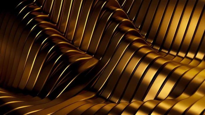 gold metal background with waves lines 3d renderi crc8954bceb - title:تصویر رندر فلز موجدار طلایی - اورچین فایل - format:JPG - استوک - sku:crc8954bceb - keywords:تصویر رندر فلز موجدار طلایی, عکس استوک, بکگراند, پس زمینه, رندر, فایل تکی p_id:95893