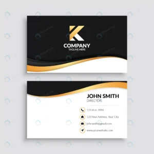 gold wave business card template crc4730bef1 size0.88mb - title:Home - اورچین فایل - format: - sku: - keywords: p_id:18