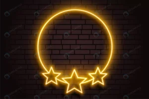 golden neon circle frame with stars crc70de6f39 size2.13mb - title:Home - اورچین فایل - format: - sku: - keywords: p_id:18