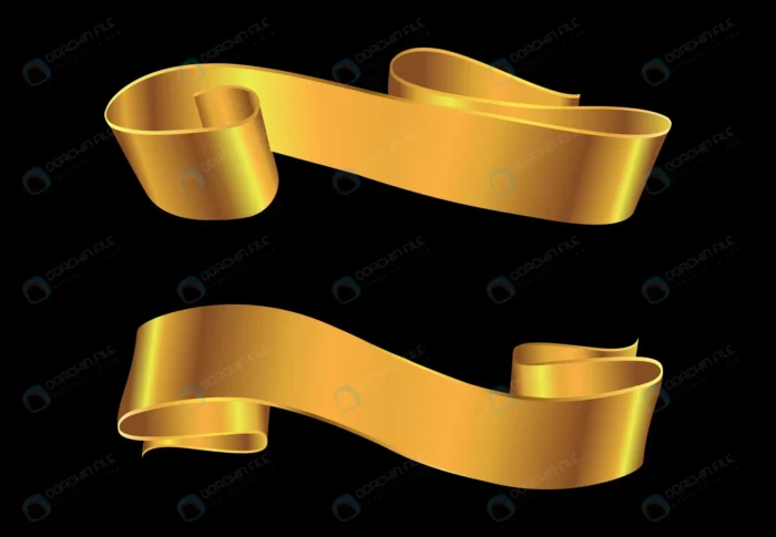 golden ribbon banner design crc382e716c size1.08mb - title:ریبون طلایی با فرمت وکتور - اورچین فایل - format:EPS - وکتور - sku:crc382e716c - keywords: p_id:87583