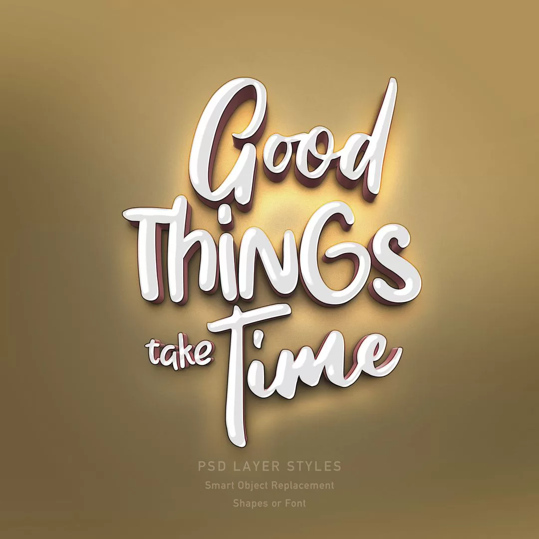 good-things-take-time-3d-text-style-effect-psd-for-font-or-shapes.webp good things take time 3d text style effect psd for font or shapes - title:دانلود تکست افکت دست نوشته با تم ورق طلا و طراحی شیک در فرمت PSD - اورچین فایل - format:PSD - فتوشاپ - sku:4848 - keywords: p_id:30476