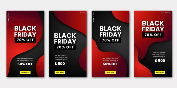 gradient black friday instagram stories collectio crce0277457 size15.31mb - title:تمپلیت استوری اینستاگرام ویژه تخفیف جمعه سیاه - اورچین فایل - format:EPS - وکتور - sku:crce0277457 - keywords: p_id:36525