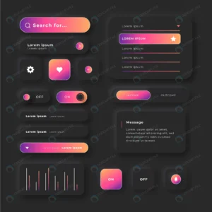 gradient colored ui kit pack 5 crc756f16ab size2.35mb - title:Home - اورچین فایل - format: - sku: - keywords: p_id:18