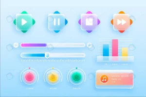 gradient glassmorphism elements set 11 crcd2890b5f size26.99mb - title:Home - اورچین فایل - format: - sku: - keywords: p_id:18