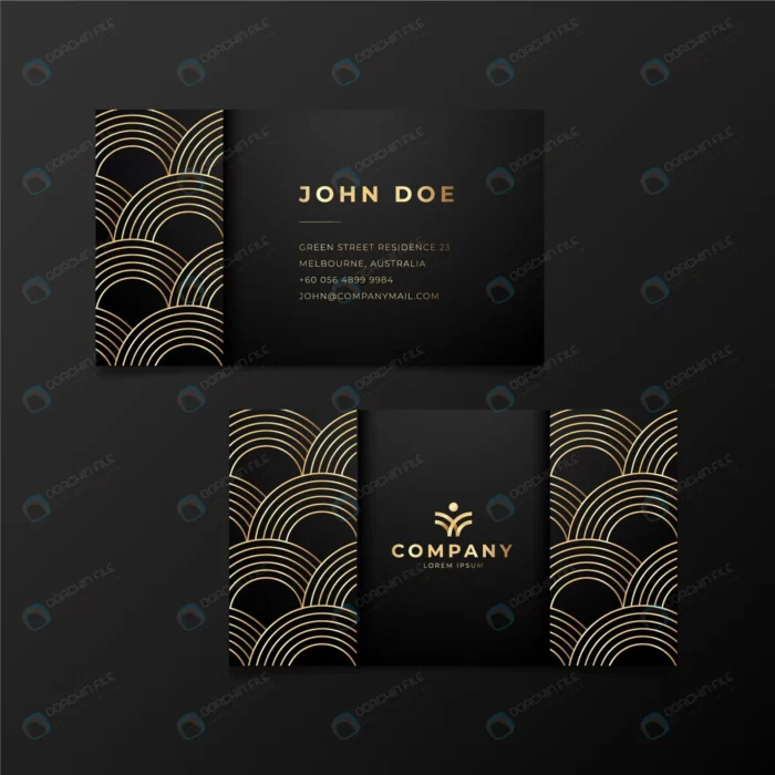 gradient golden luxury business cards crc6c4f00c0 size0.95mb - title:قالب مدرن کارت ویزیت تجاری - اورچین فایل - format:EPS - وکتور - sku:crc6c4f00c0 - keywords: p_id:80321