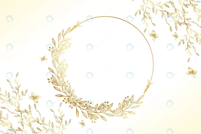 gradient golden luxury frame template crc9e121776 size2.88mb - title:وکتور فریم فلورال طلایی - اورچین فایل - format:EPS - وکتور - sku:crc9e121776 - keywords: p_id:78863