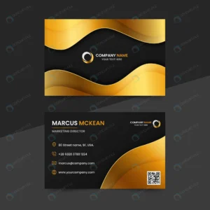 gradient golden luxury horizontal business card t crc6f19fea6 size3.21mb - title:Home - اورچین فایل - format: - sku: - keywords: p_id:18