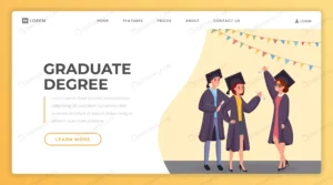 graduate degree landing page template crceeb42ebd size2.47mb - title:Home - اورچین فایل - format: - sku: - keywords: p_id:18