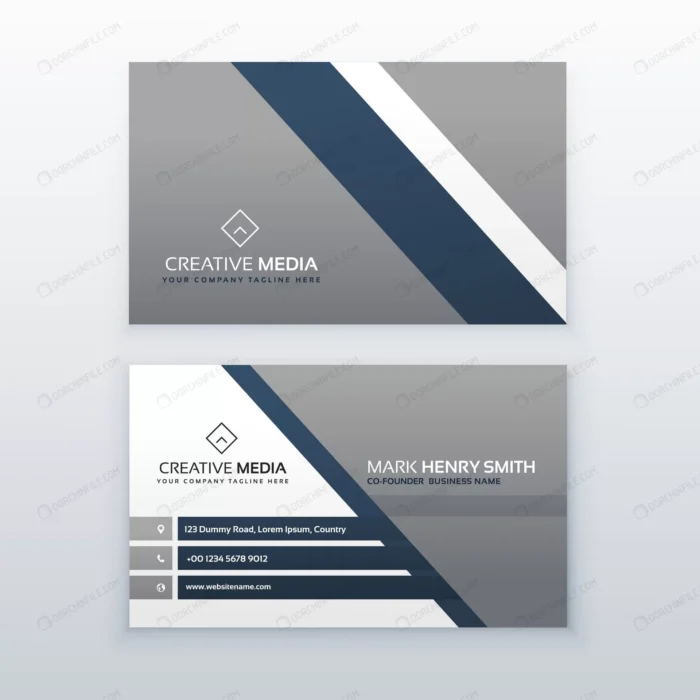 gray business card crc0b470122 size0.61mb - title:قالب آماده کارت ویزیت خاکستری - اورچین فایل - format:EPS - وکتور - sku:crc0b470122 - keywords: p_id:93267