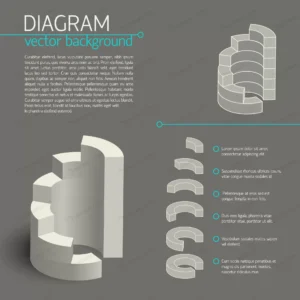 gray business diagram infographic with isolate el crc08375dfa size2.61mb - title:Home - اورچین فایل - format: - sku: - keywords: p_id:18