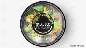 green mix salad box with layer rnd969 frp3206753 - title:Home - اورچین فایل - format: - sku: - keywords: p_id:18