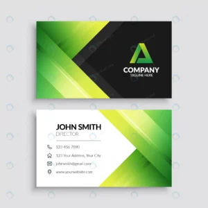 green modern geometric business card template crcb4d5370a size1.99mb - title:Home - اورچین فایل - format: - sku: - keywords: p_id:18