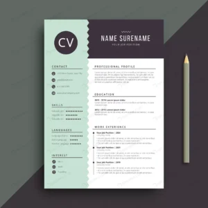 green professional cv resume template crc26f3607a size1.30mb - title:Home - اورچین فایل - format: - sku: - keywords: p_id:18