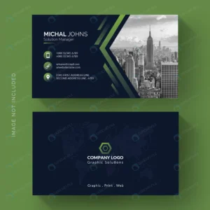 green shape visit card template crc31957354 size2.28mb - title:Home - اورچین فایل - format: - sku: - keywords: p_id:18