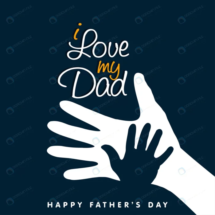 greeting card with nice message of father s day crc729a2b61 size1.19mb - title:کارت تبریک روز پدر با فرمت وکتور - اورچین فایل - format:EPS - وکتور - sku:crc729a2b61 - keywords: p_id:33590