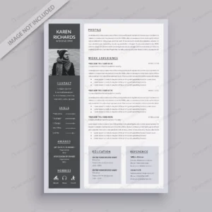 grey resume template crc051a11f9 size2.36mb - title:Home - اورچین فایل - format: - sku: - keywords: p_id:18