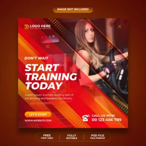 gym fitness social media post instagram template crc5c086e06 size8.27mb - title:Home - اورچین فایل - format: - sku: - keywords: p_id:18