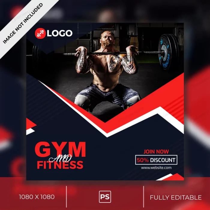 gym social media post crc82ac6a07 size1.61mb - title:پست اینستاگرام ورزشی - اورچین فایل - format:PSD - فتوشاپ - sku:crc82ac6a07 - keywords: p_id:100923