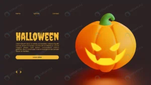 halloween landing page template with carved pumpk crceceb63f3 size48.67mb 1 - title:Home - اورچین فایل - format: - sku: - keywords: p_id:18