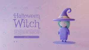 halloween landing page template with witch 3d ren crcec165131 size39.24mb 1 - title:Home - اورچین فایل - format: - sku: - keywords: p_id:18