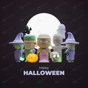 halloween social media post template with 3d rend crc135c657b size23.79mb 1 - title:Home - اورچین فایل - format: - sku: - keywords: p_id:18