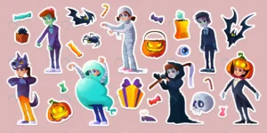 halloween stickers with people scary costumes crc69d2e303 size5.93mb - title:Home - اورچین فایل - format: - sku: - keywords: p_id:18