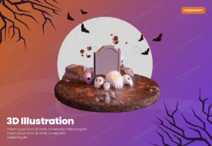 halloween theme 3d rendering illustration with sk crc66f914bf size25.2mb 1 1 - title:Home - اورچین فایل - format: - sku: - keywords: p_id:18