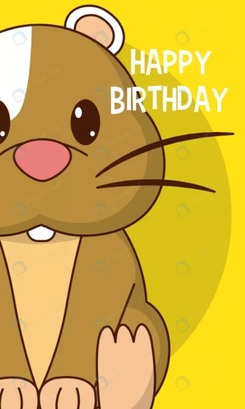 hamster happy birthday cute card crc0530a554 size1.67mb - title:Home Main - اورچین فایل - format: - sku: - keywords: p_id:18