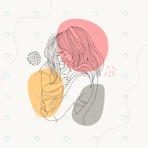 hand drawing mother hugging her child using line crcd966ee41 size681.56kb 1 - title:Home - اورچین فایل - format: - sku: - keywords: p_id:18