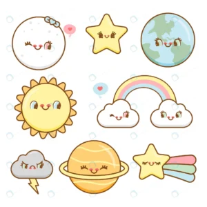 hand drawn adorable sky elements collection crc78500b82 size1.27mb - title:Home - اورچین فایل - format: - sku: - keywords: p_id:18