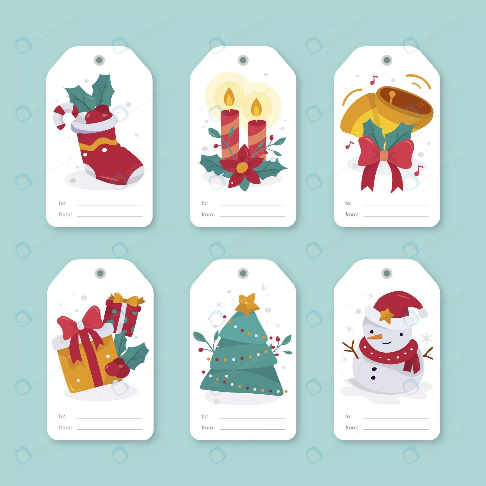 hand drawn christmas sale tag collection 2 crc39622e80 size1.56mb 1 - title:6 برچسب فروش ویژه کریسمس - اورچین فایل - format:EPS - وکتور - sku:crc39622e80 - keywords: p_id:44221