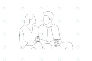 hand drawn couple holding coffee oneline continuo crc74eee2a7 size0.88mb - title:Home - اورچین فایل - format: - sku: - keywords: p_id:18