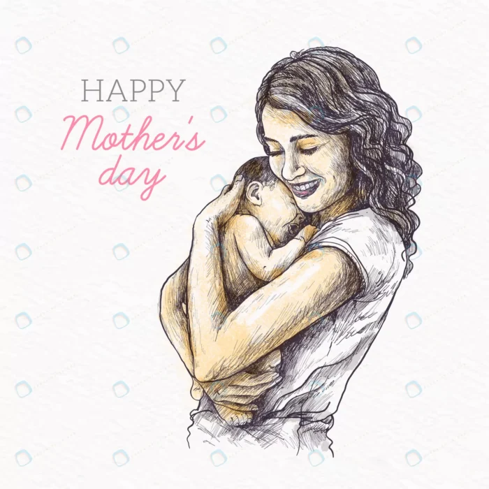 hand drawn design mother s day crc746df622 size35.03mb 1 - title:دانلود تبریک روز مادر با سبک نقاشی - اورچین فایل - format:EPS - وکتور - sku:crc746df622 - keywords: p_id:43182