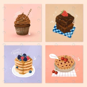 hand drawn dessert collection vector crc48515b89 size48.13mb - title:Home - اورچین فایل - format: - sku: - keywords: p_id:18